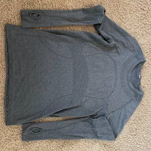 Lululemon - Swiftly Tech Long Sleeve -10 - Grey